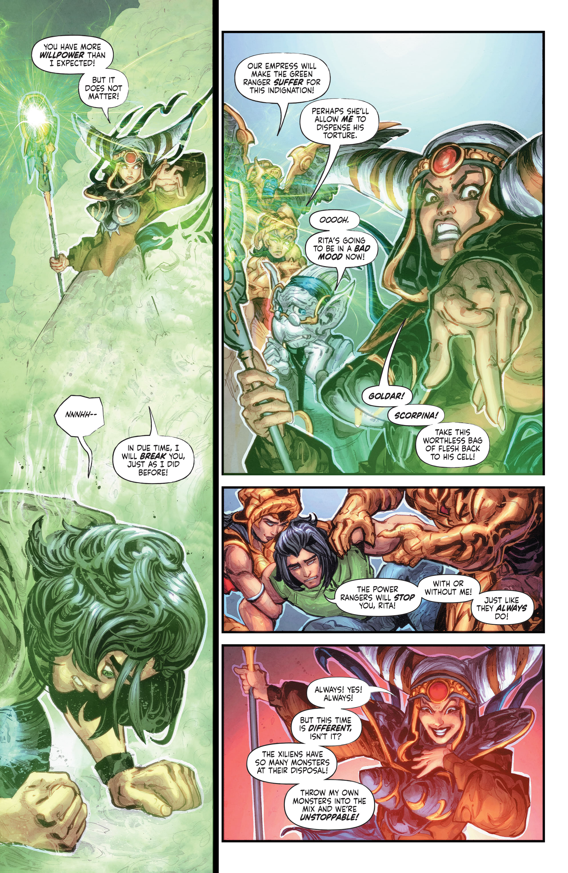 Read online Godzilla vs. The Mighty Morphin Power Rangers comic -  Issue #3 - 6