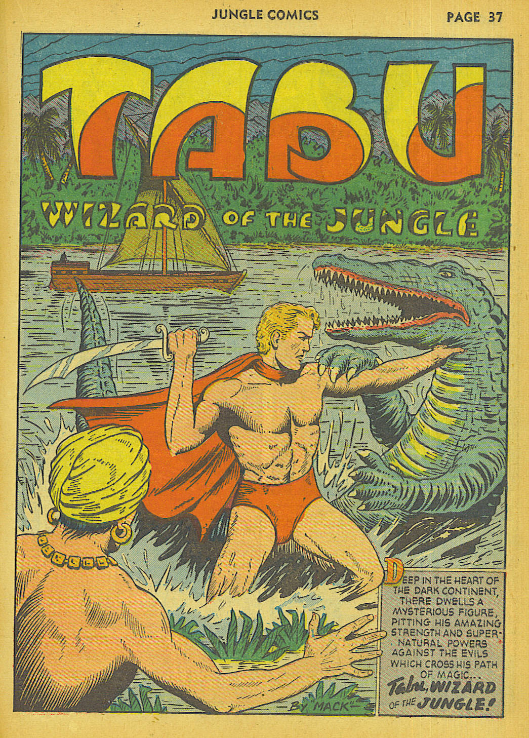Read online Jungle Comics comic -  Issue #27 - 39