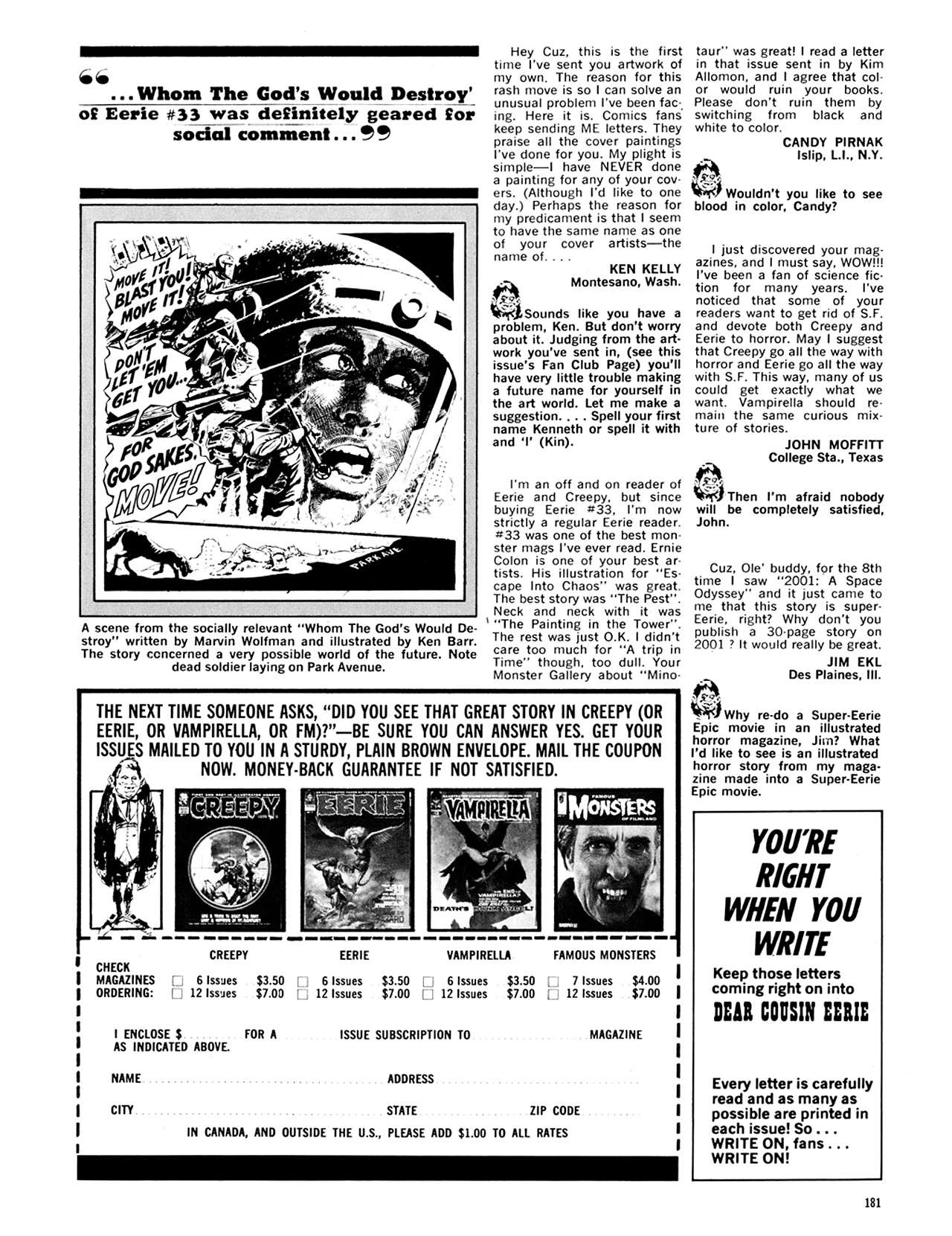 Read online Eerie Archives comic -  Issue # TPB 7 - 182