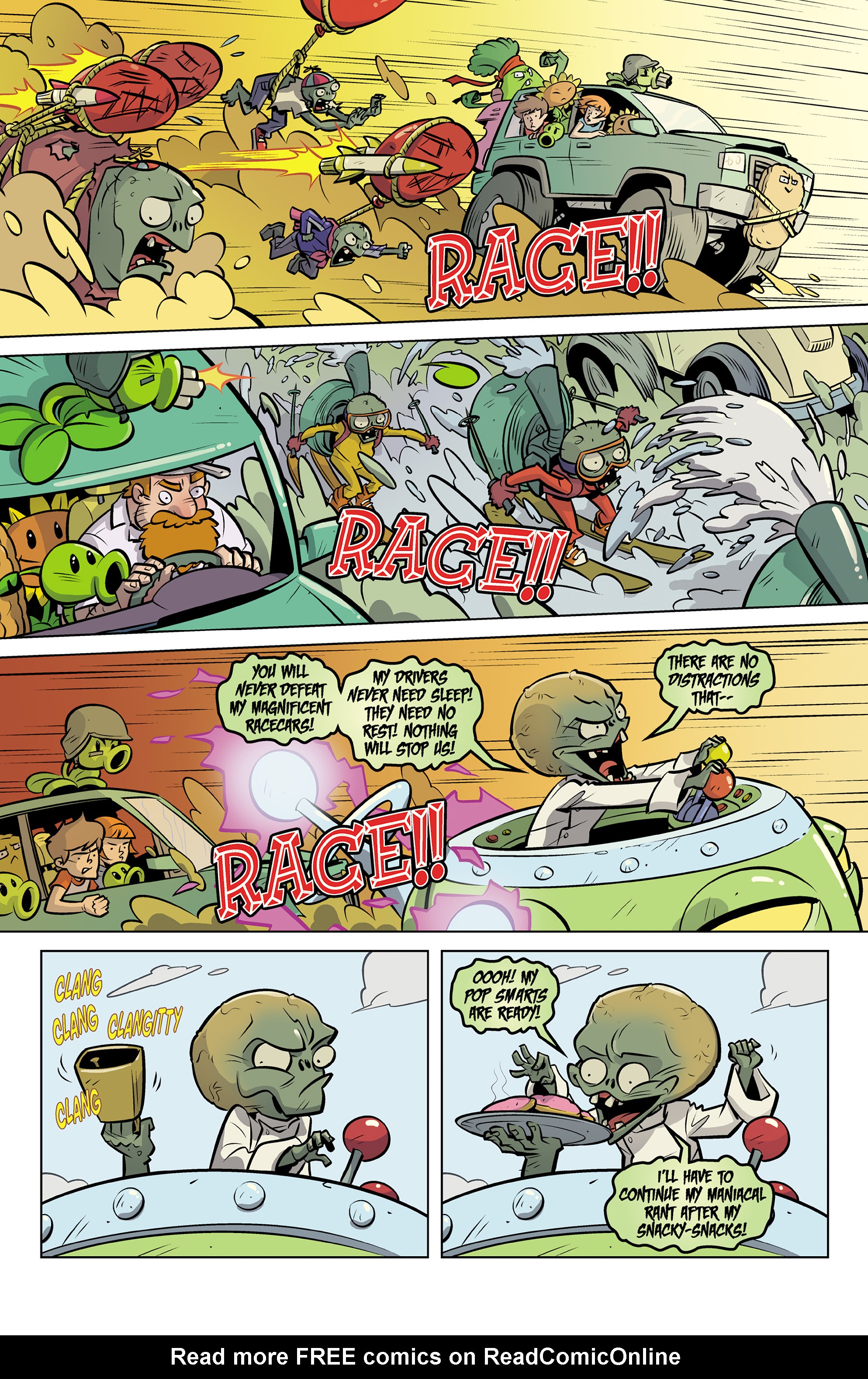 Read online Plants vs. Zombies: Petal to the Metal comic -  Issue #7 - 21