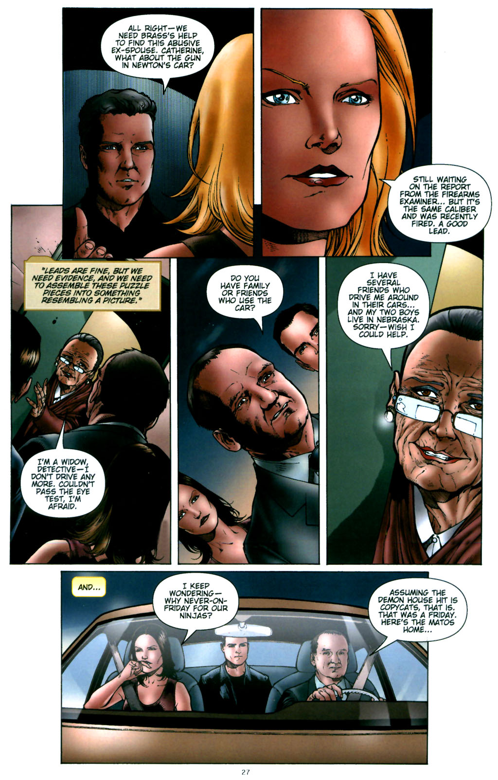 Read online CSI: Crime Scene Investigation: Demon House comic -  Issue #4 - 22