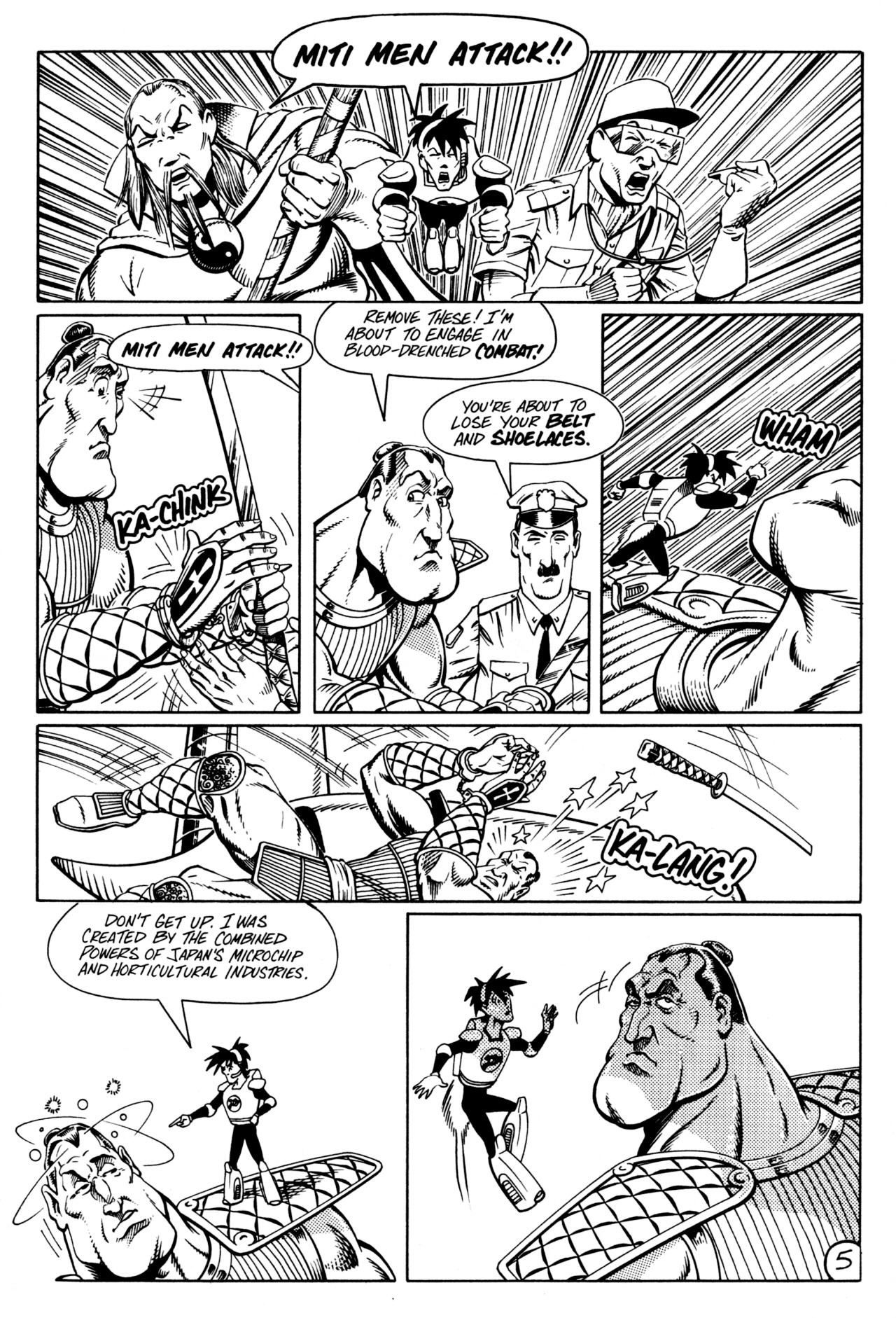 Read online Paul the Samurai (1992) comic -  Issue #2 - 7