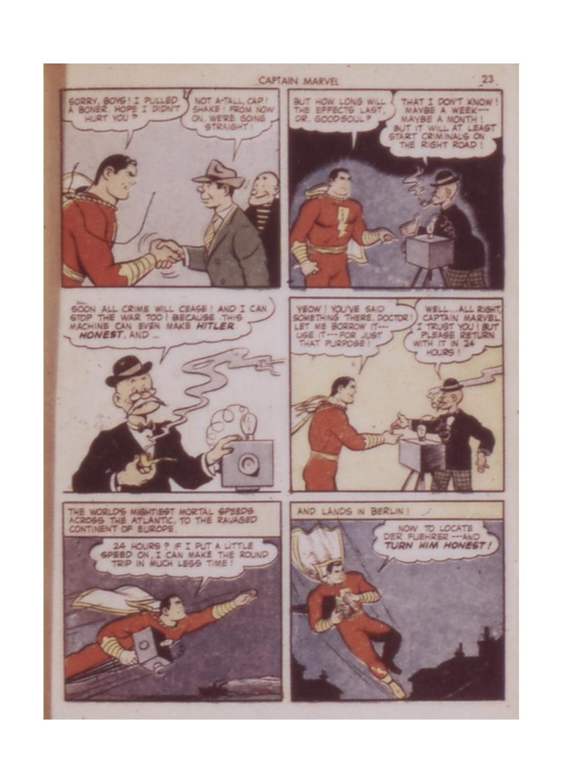 Read online Captain Marvel Adventures comic -  Issue #21 - 23