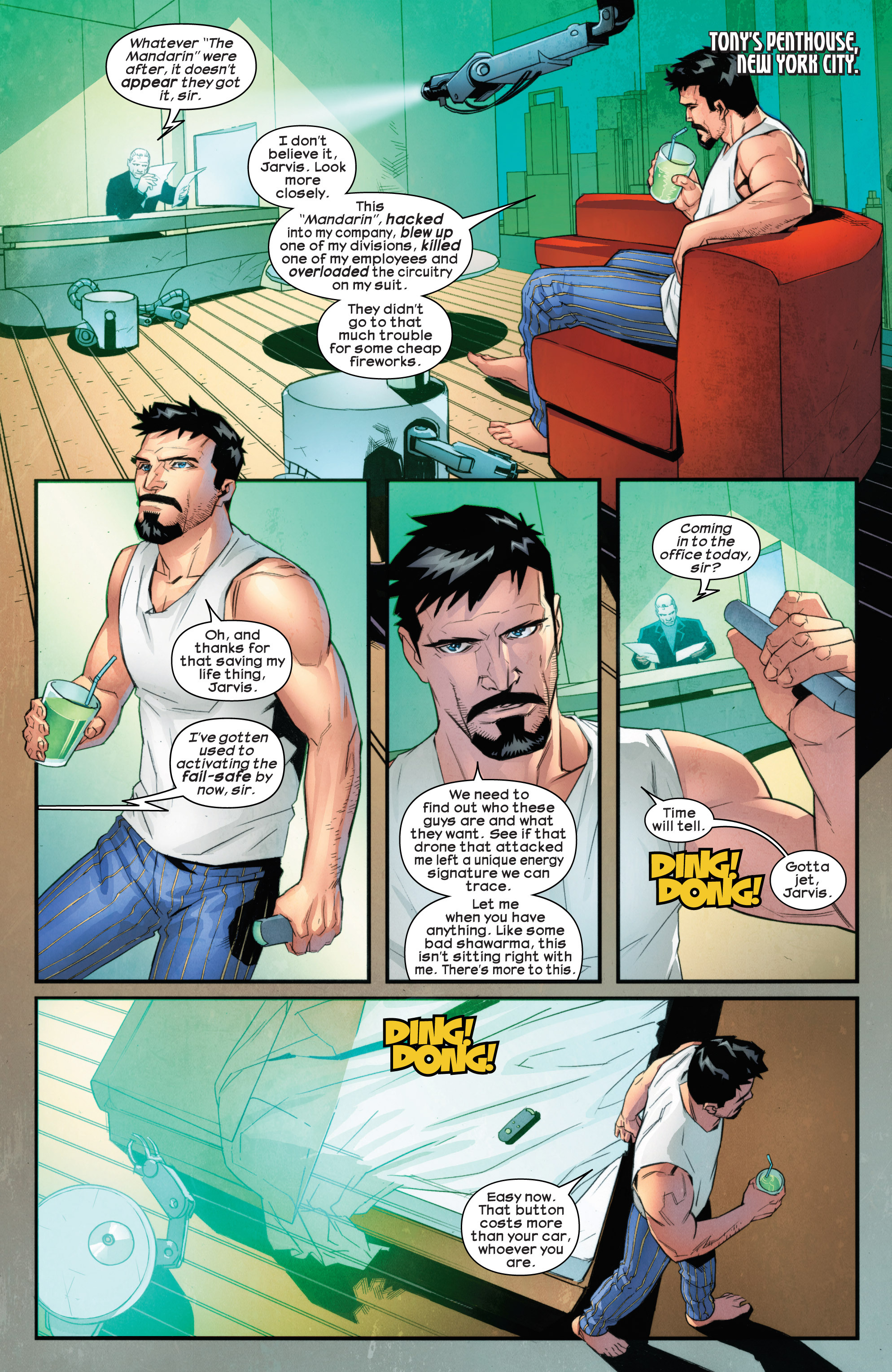 Read online Ultimate Comics Iron Man comic -  Issue #2 - 3