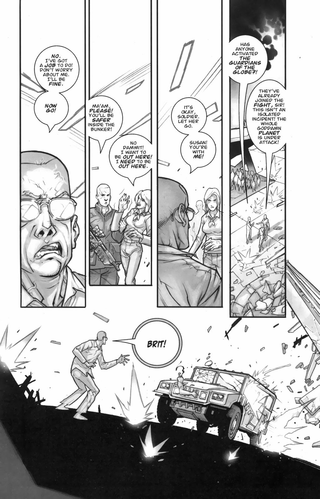 Read online Brit: Red White Black & Blue comic -  Issue # Full - 30