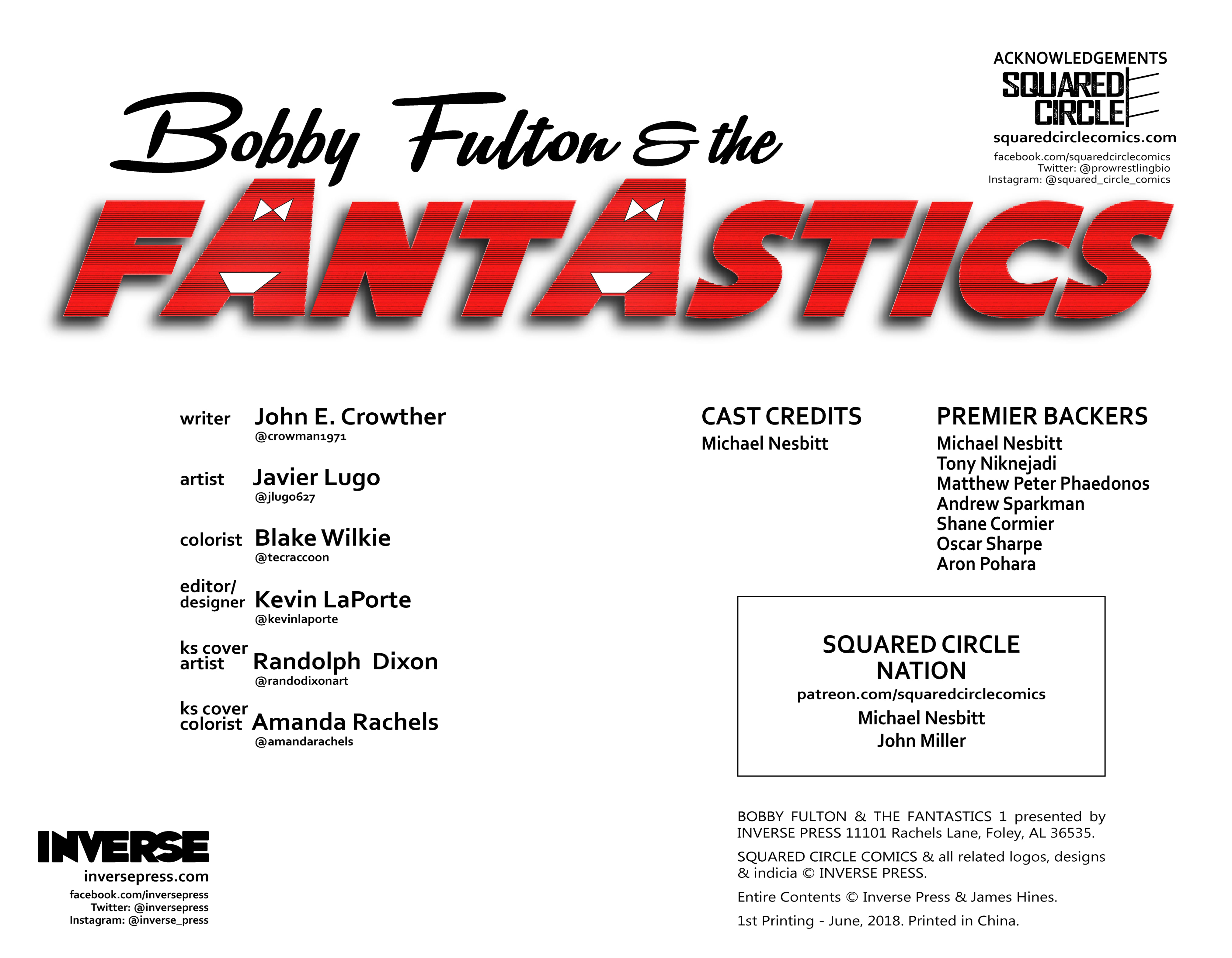 Read online Bobby Fulton & The Fantastics comic -  Issue #1 - 2