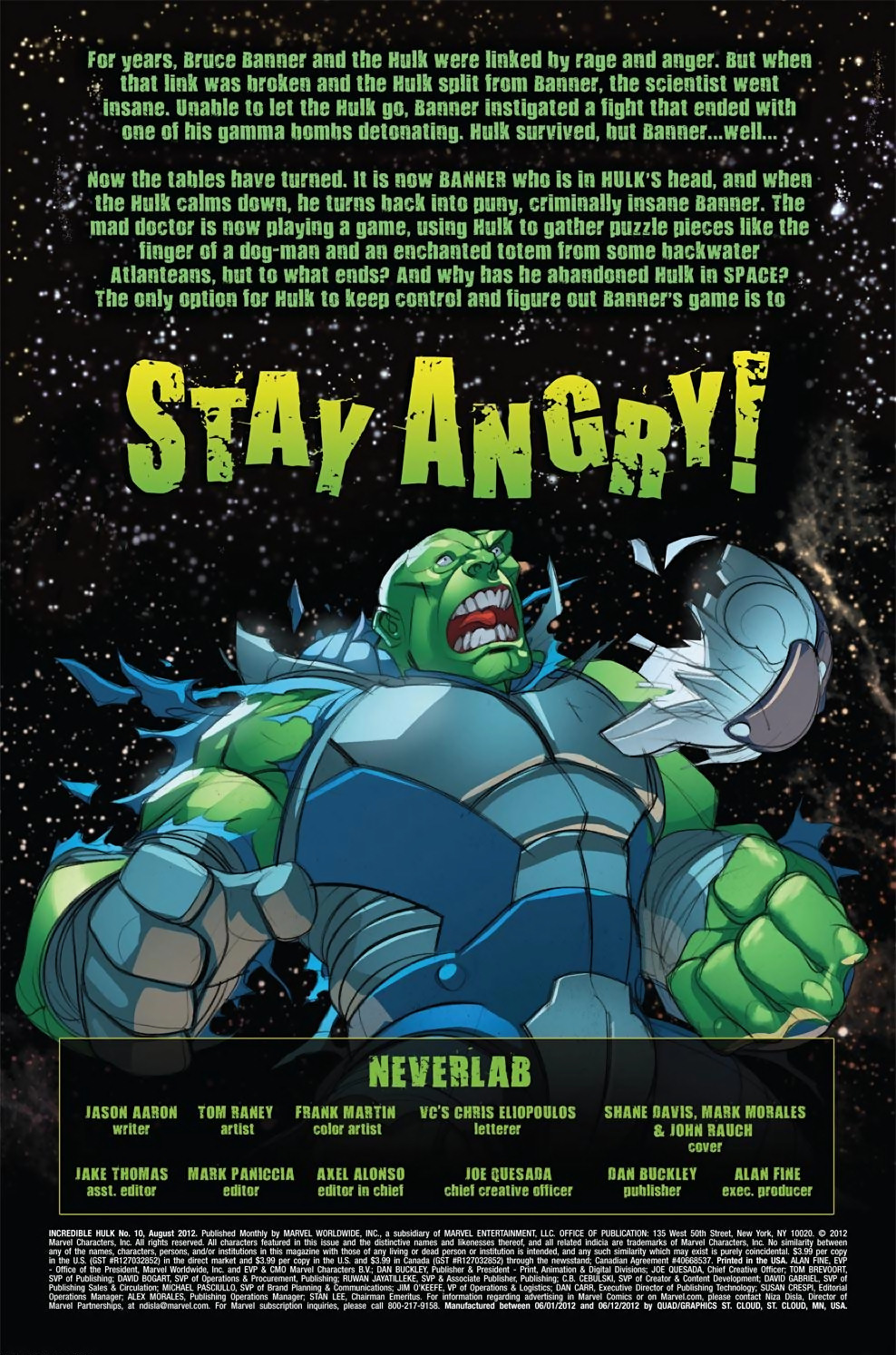 Read online Incredible Hulk comic -  Issue #10 - 2