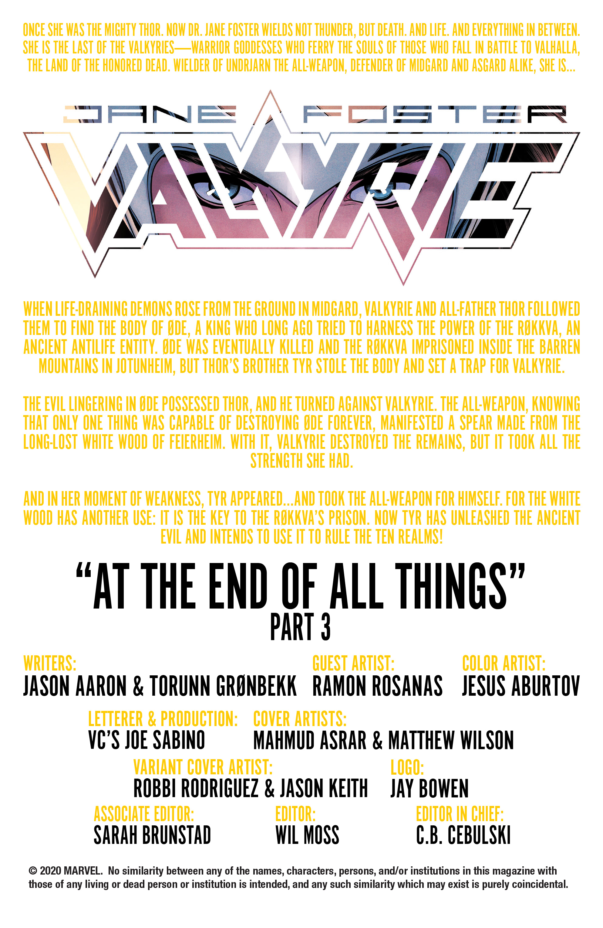 Read online Valkyrie: Jane Foster comic -  Issue #10 - 2