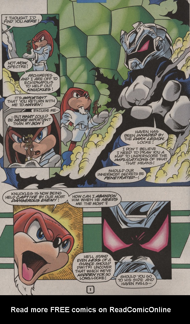 Read online Knuckles the Echidna comic -  Issue #24 - 4