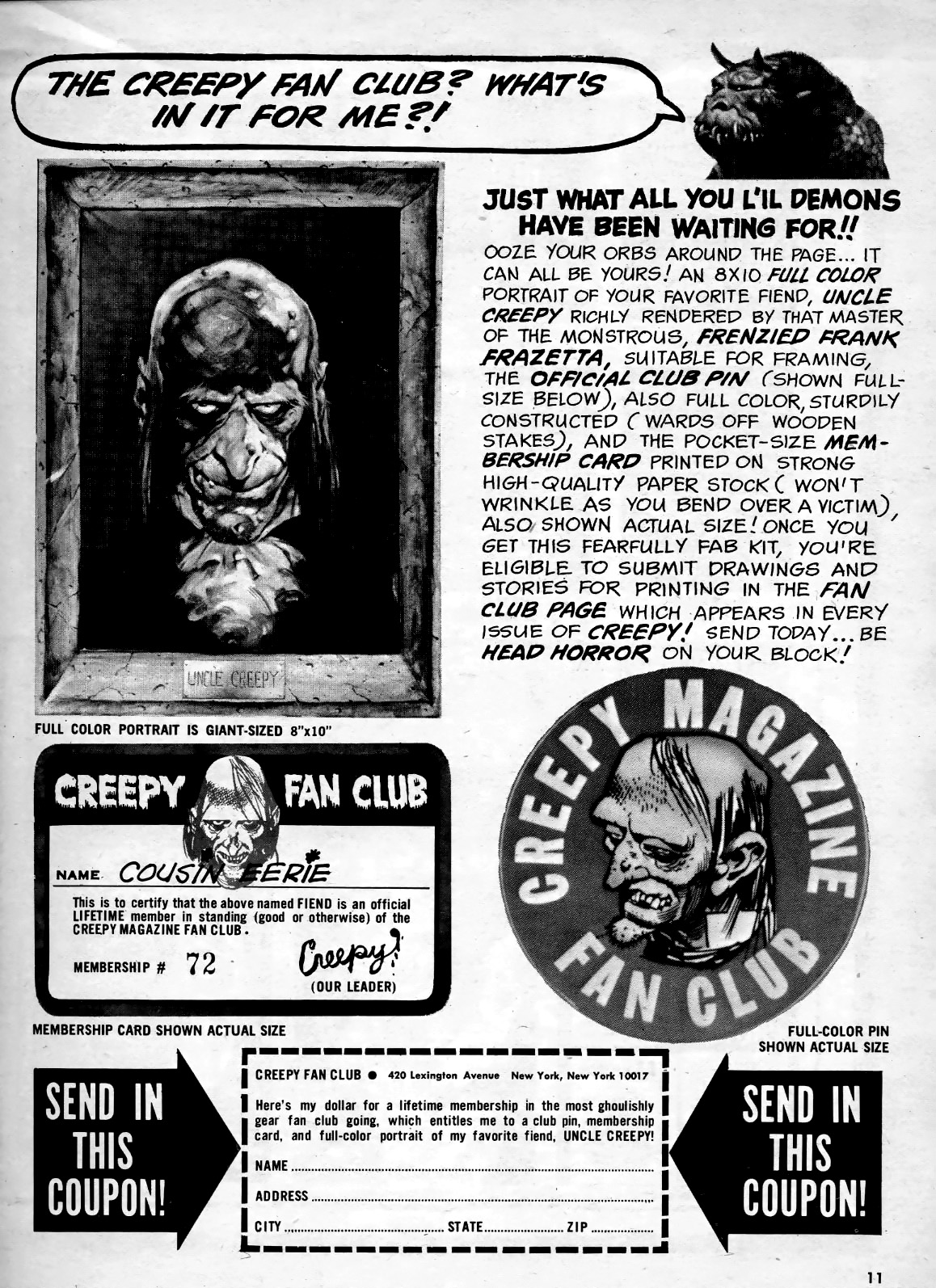 Read online Creepy (1964) comic -  Issue #12 - 11