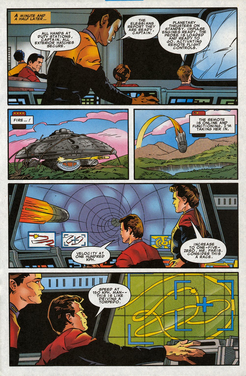 Read online Star Trek: Voyager comic -  Issue #12 - 13