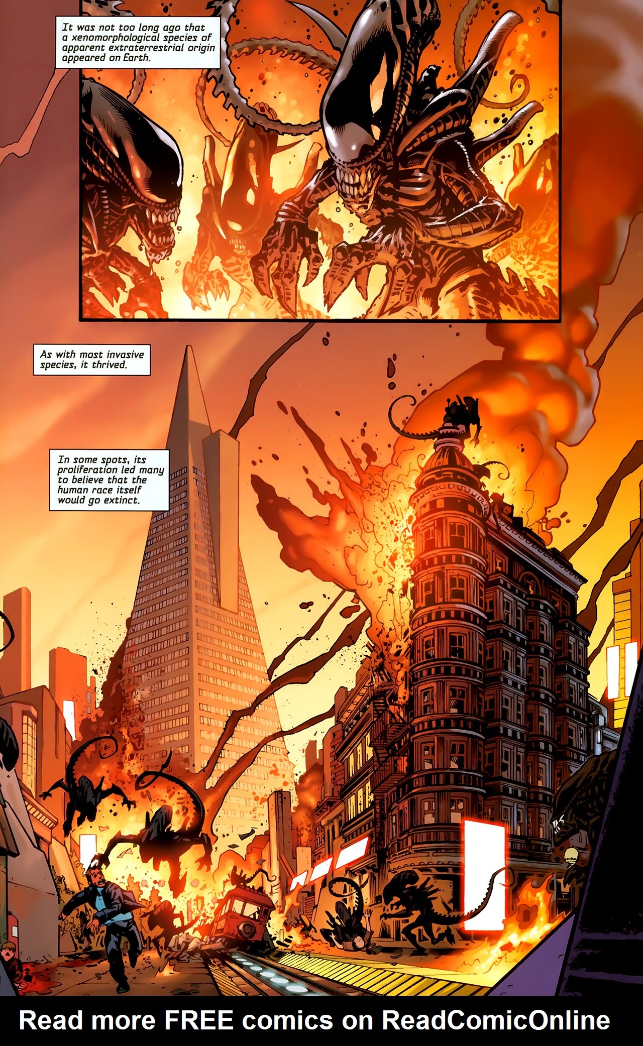 Read online Free Comic Book Day Aliens/Predator comic -  Issue # Full - 5