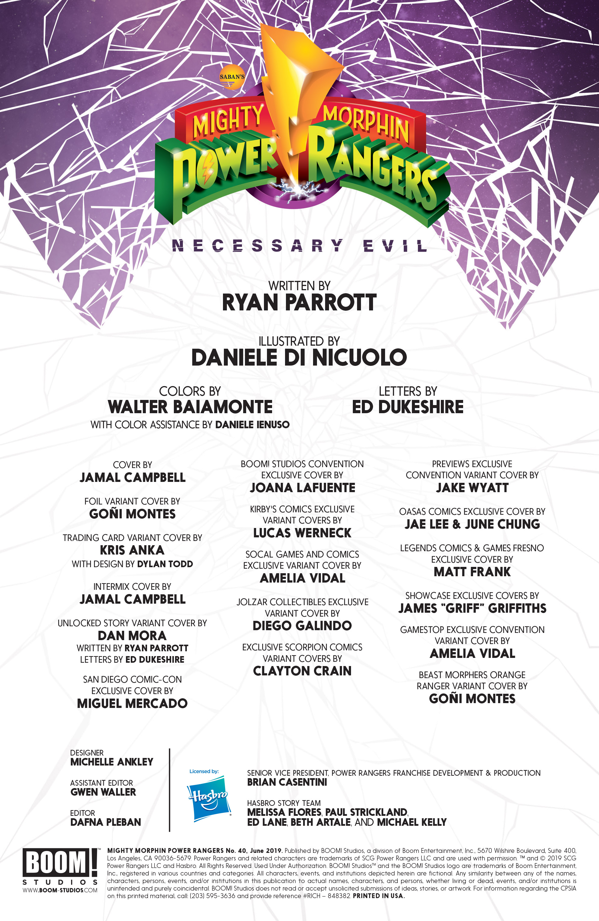 Read online Mighty Morphin Power Rangers comic -  Issue #40 - 2
