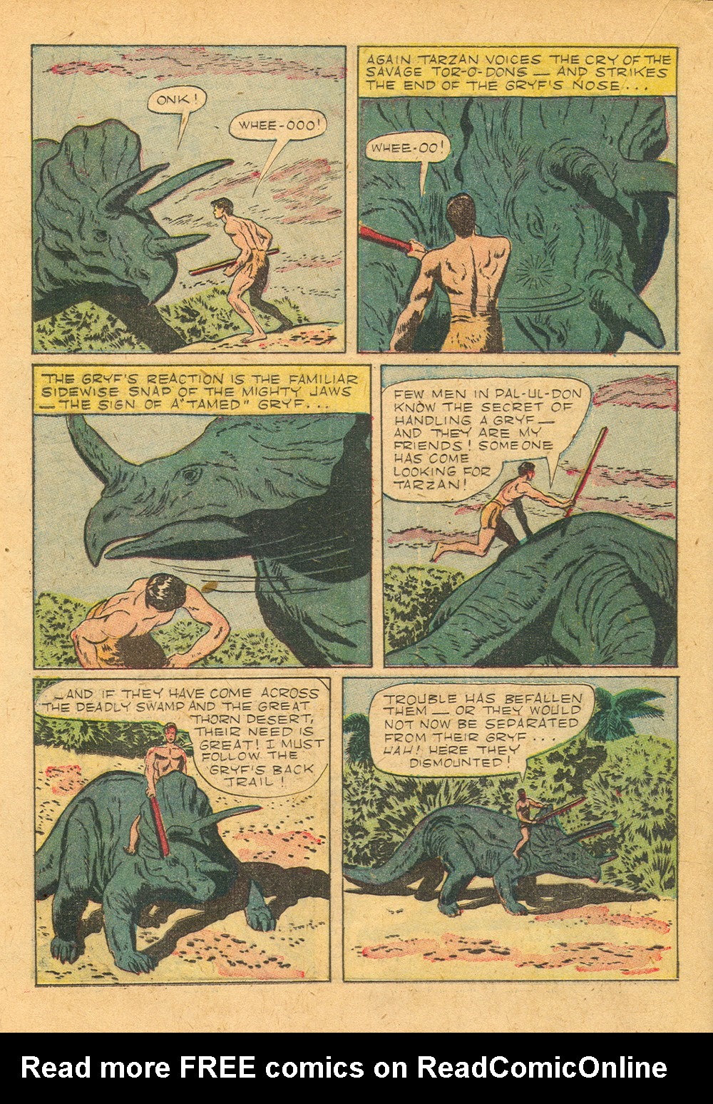 Read online Tarzan (1948) comic -  Issue #24 - 28