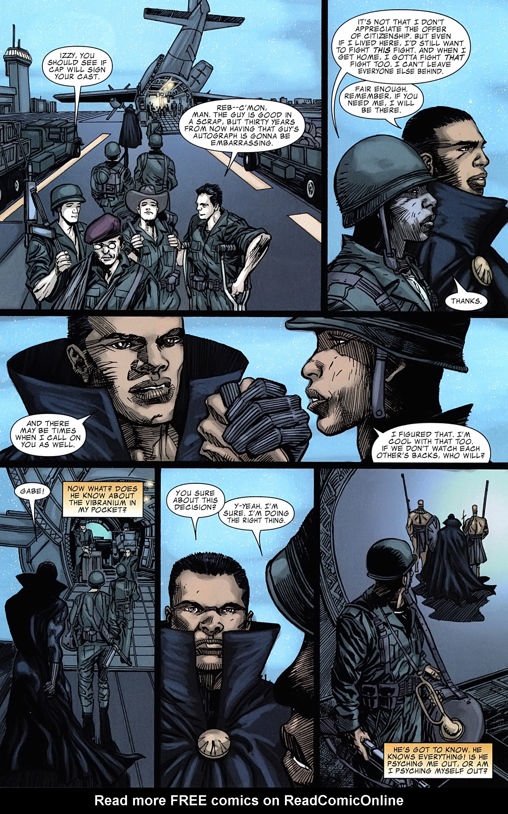 Read online Black Panther/Captain America: Flags Of Our Fathers comic -  Issue #4 - 21