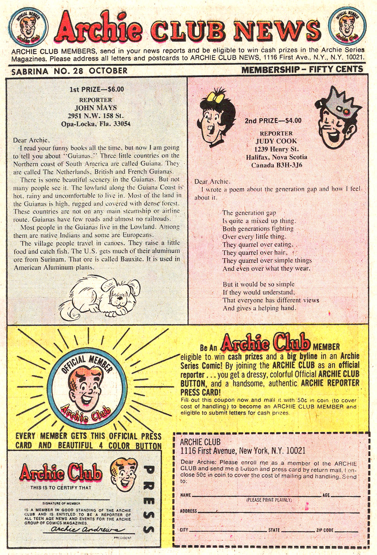 Read online Sabrina The Teenage Witch (1971) comic -  Issue #28 - 26
