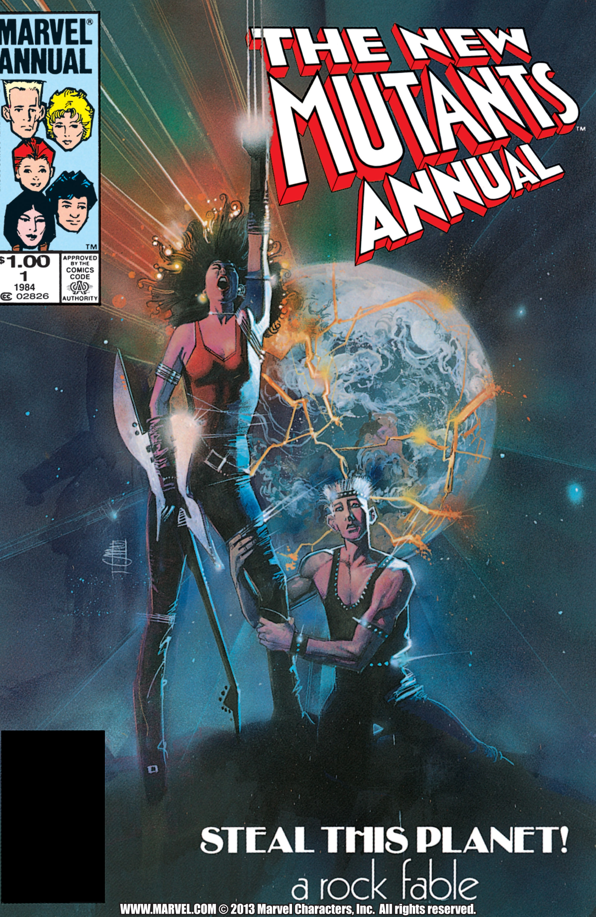 Read online The New Mutants comic -  Issue # _Annual 1 - 1