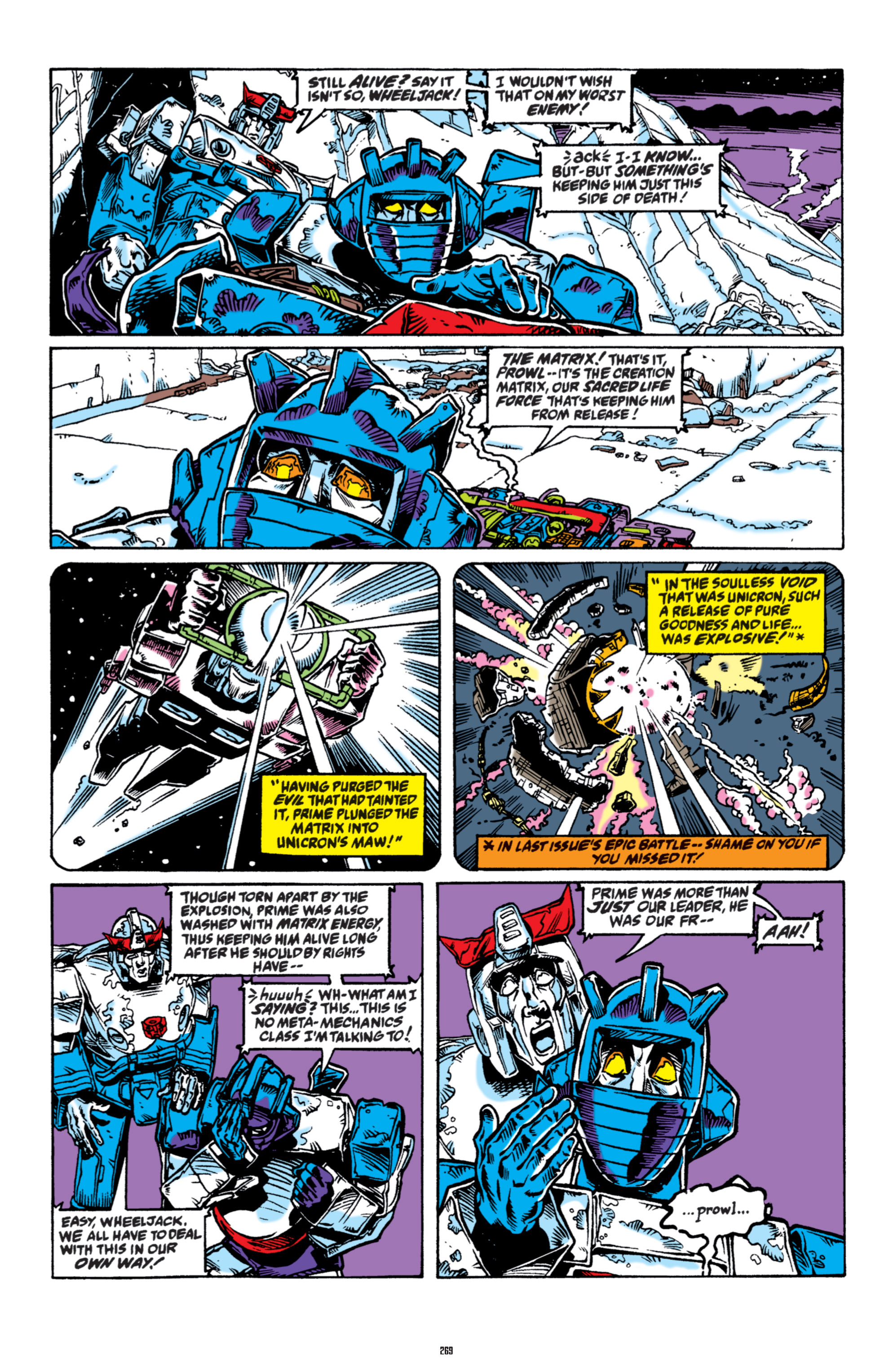 Read online The Transformers Classics comic -  Issue # TPB 6 - 266