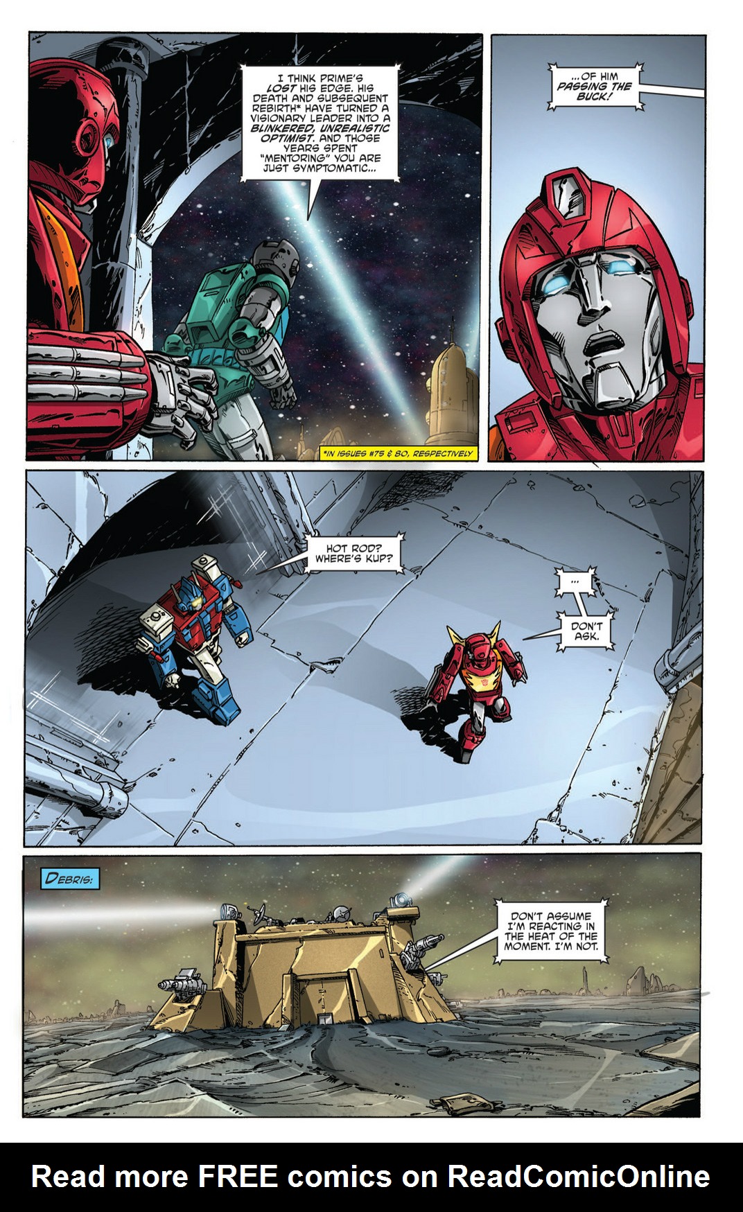 Read online The Transformers: Regeneration One comic -  Issue #81 - 18