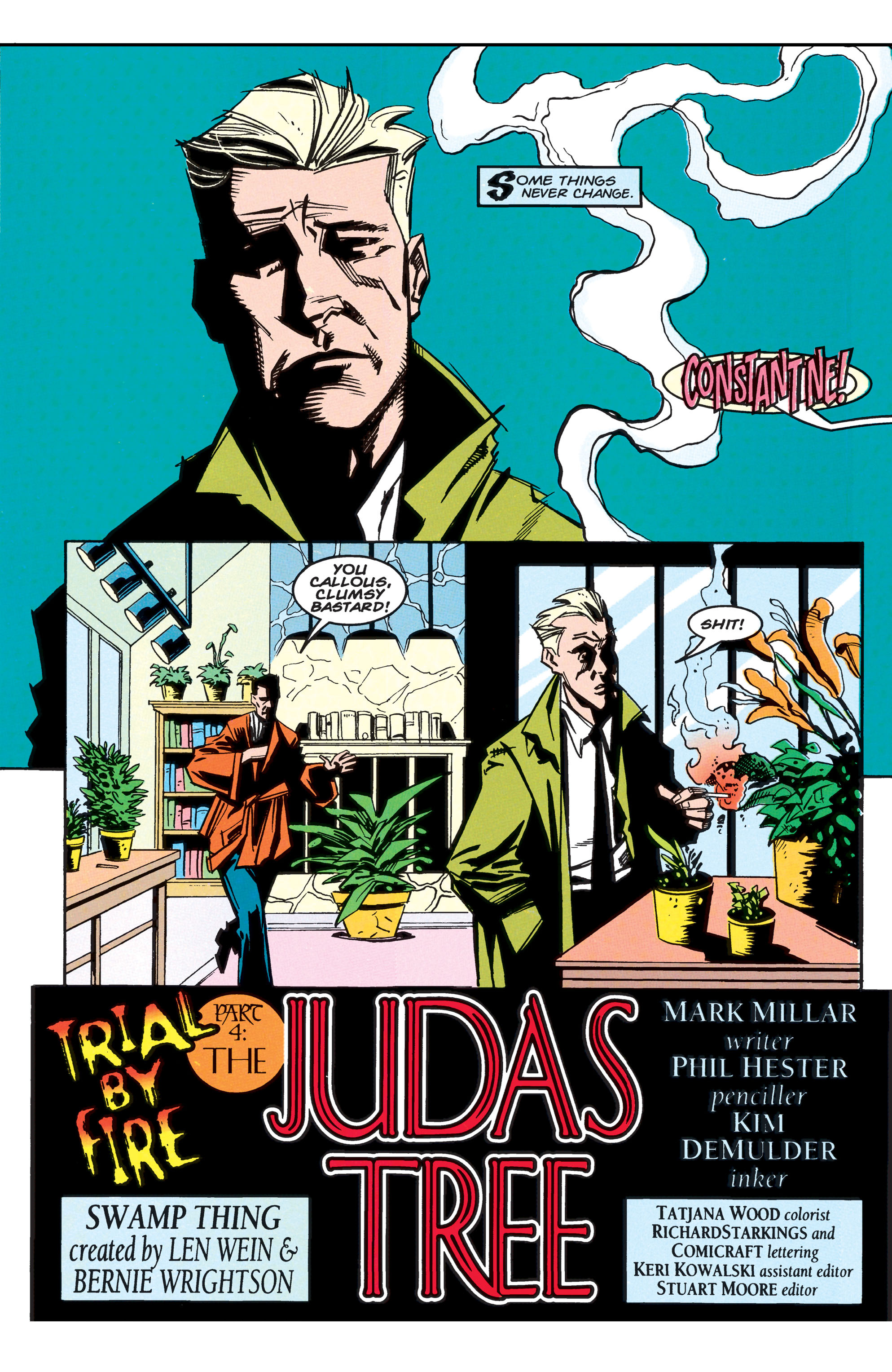 Read online Swamp Thing (1982) comic -  Issue # _TPB - Trial by Fire - 201