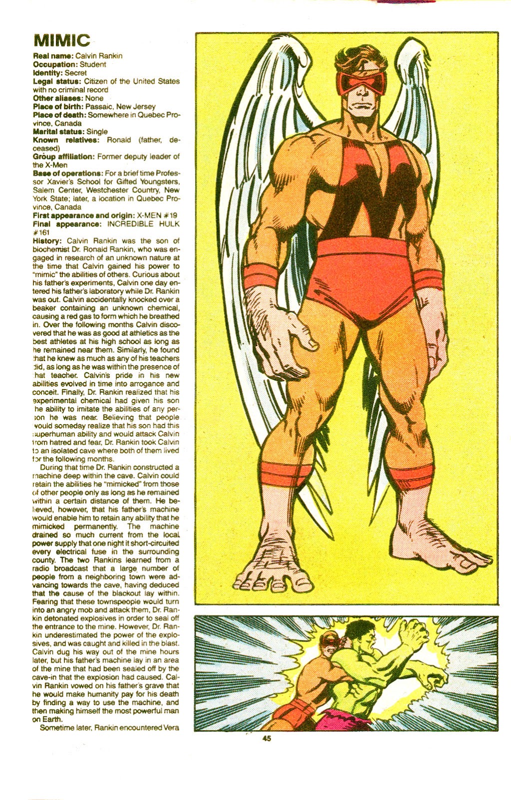 The Official Handbook of the Marvel Universe Deluxe Edition issue 18 - Page 46