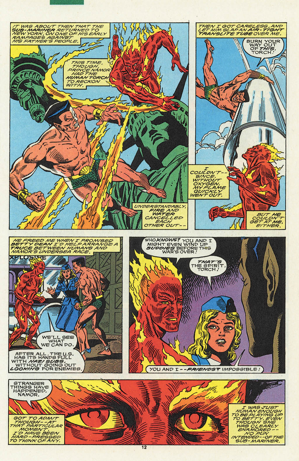 Read online The Saga of the Original Human Torch comic -  Issue #2 - 10