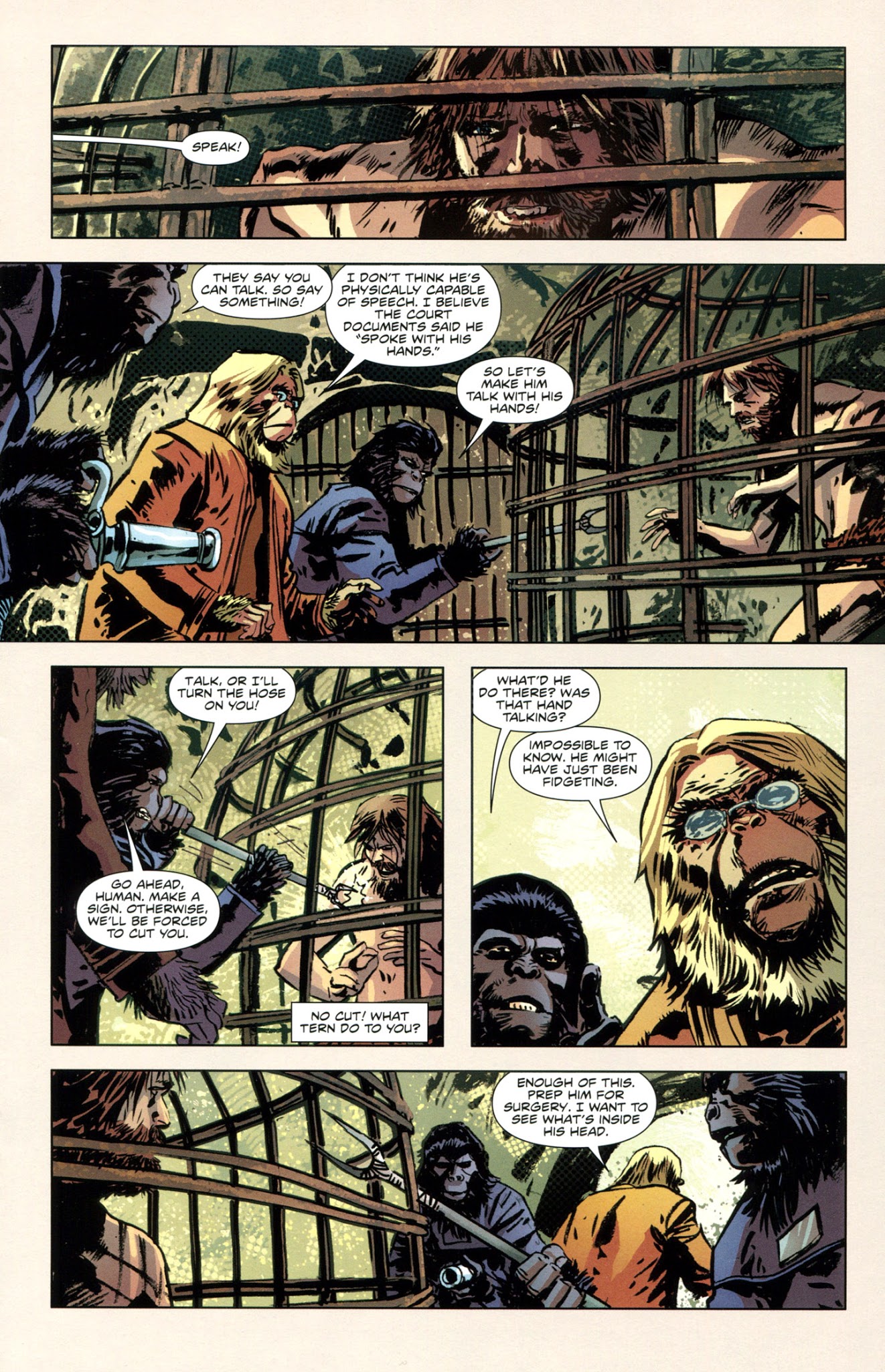 Read online Betrayal of the Planet of the Apes comic -  Issue #4 - 9