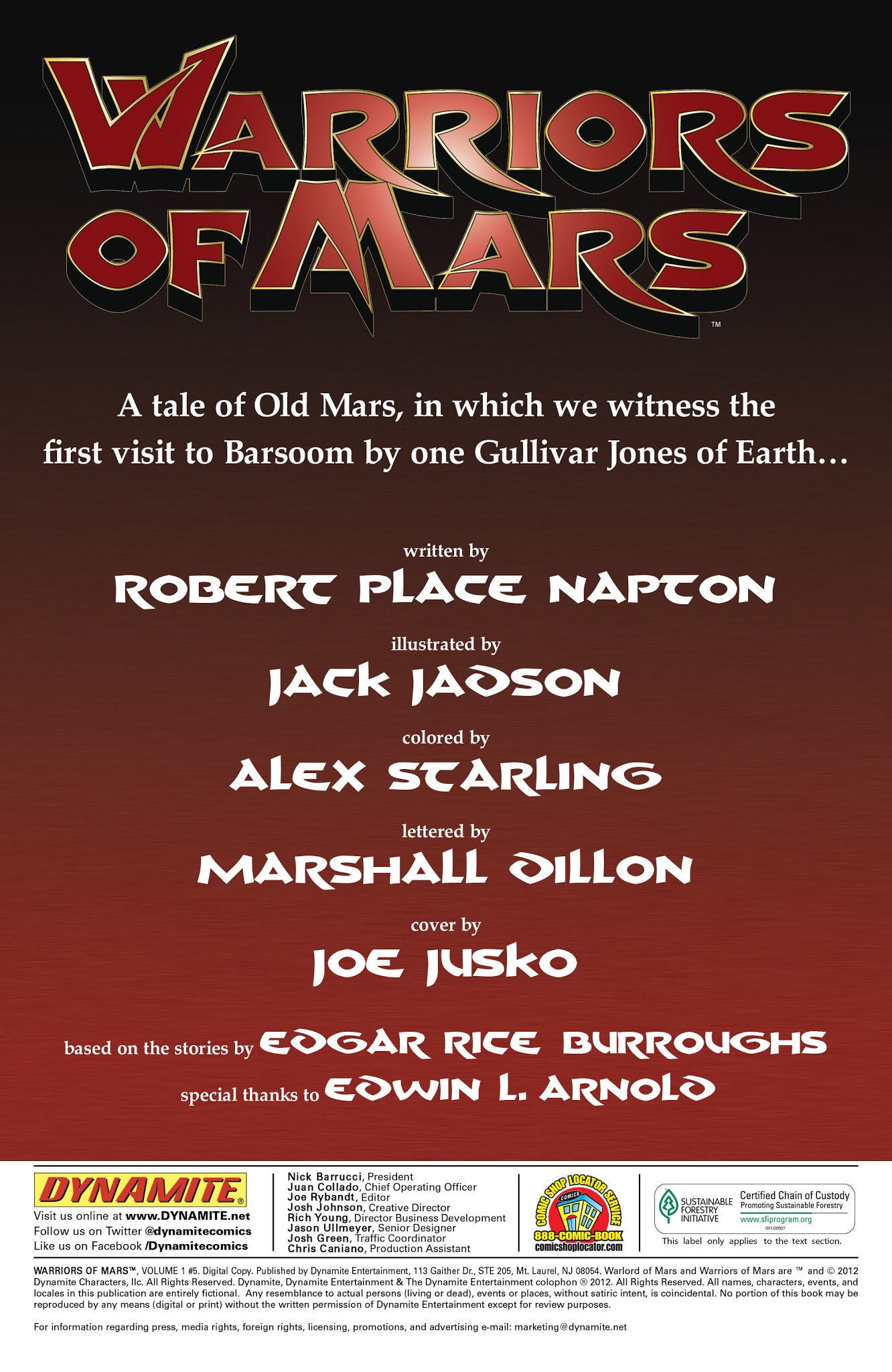 Read online Warriors of Mars comic -  Issue # TPB - 104