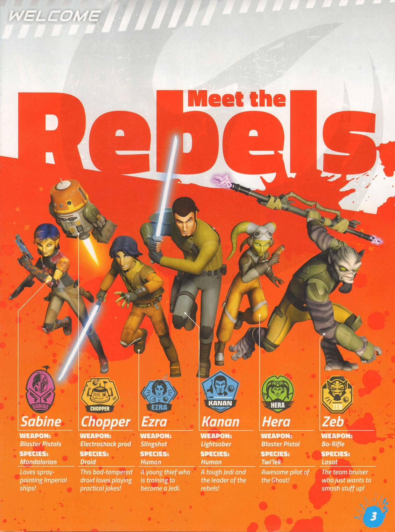 Read online Star Wars Rebels Magazine comic -  Issue #1 - 3