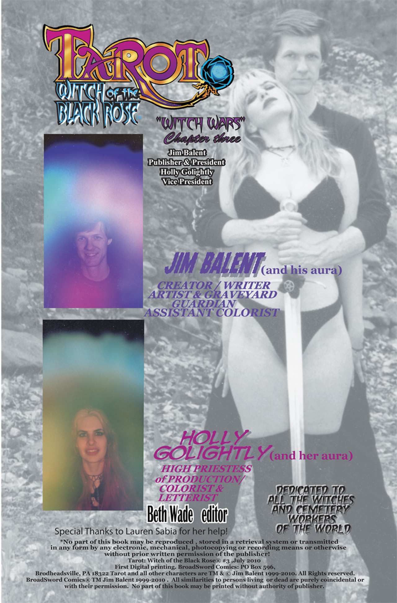 Read online Tarot: Witch of the Black Rose comic -  Issue #3 - 2