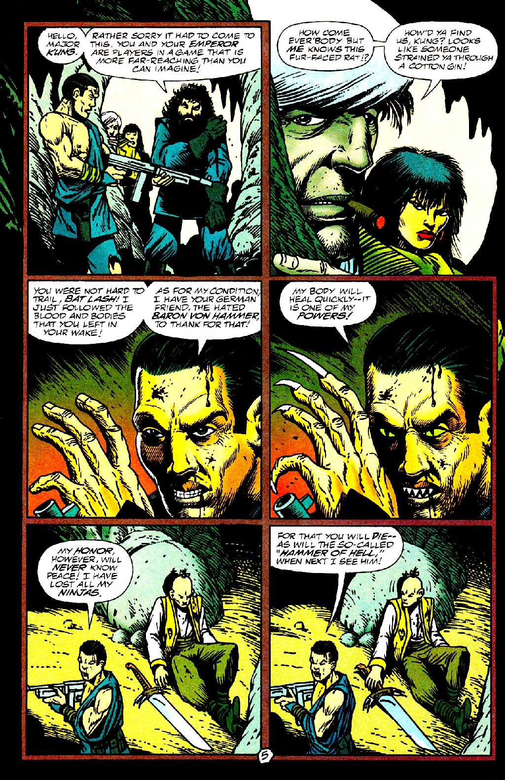Read online Guns of the Dragon comic -  Issue #4 - 6