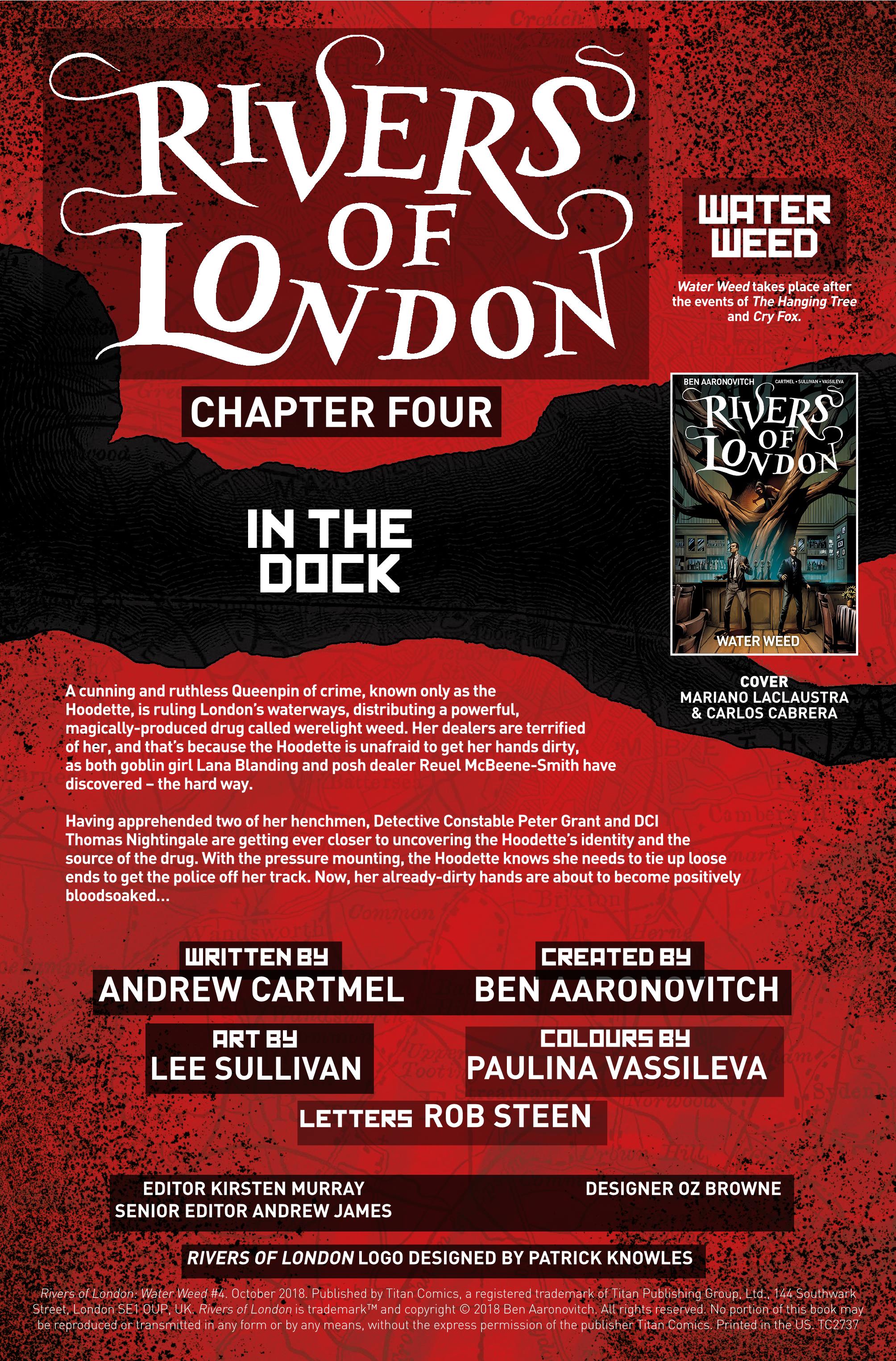 Read online Rivers of London: Water Weed comic -  Issue #4 - 2