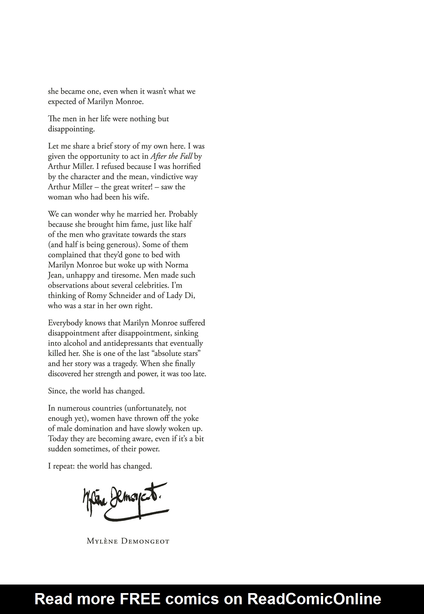 Read online The Stars of History: Marilyn Monroe comic -  Issue # TPB - 6