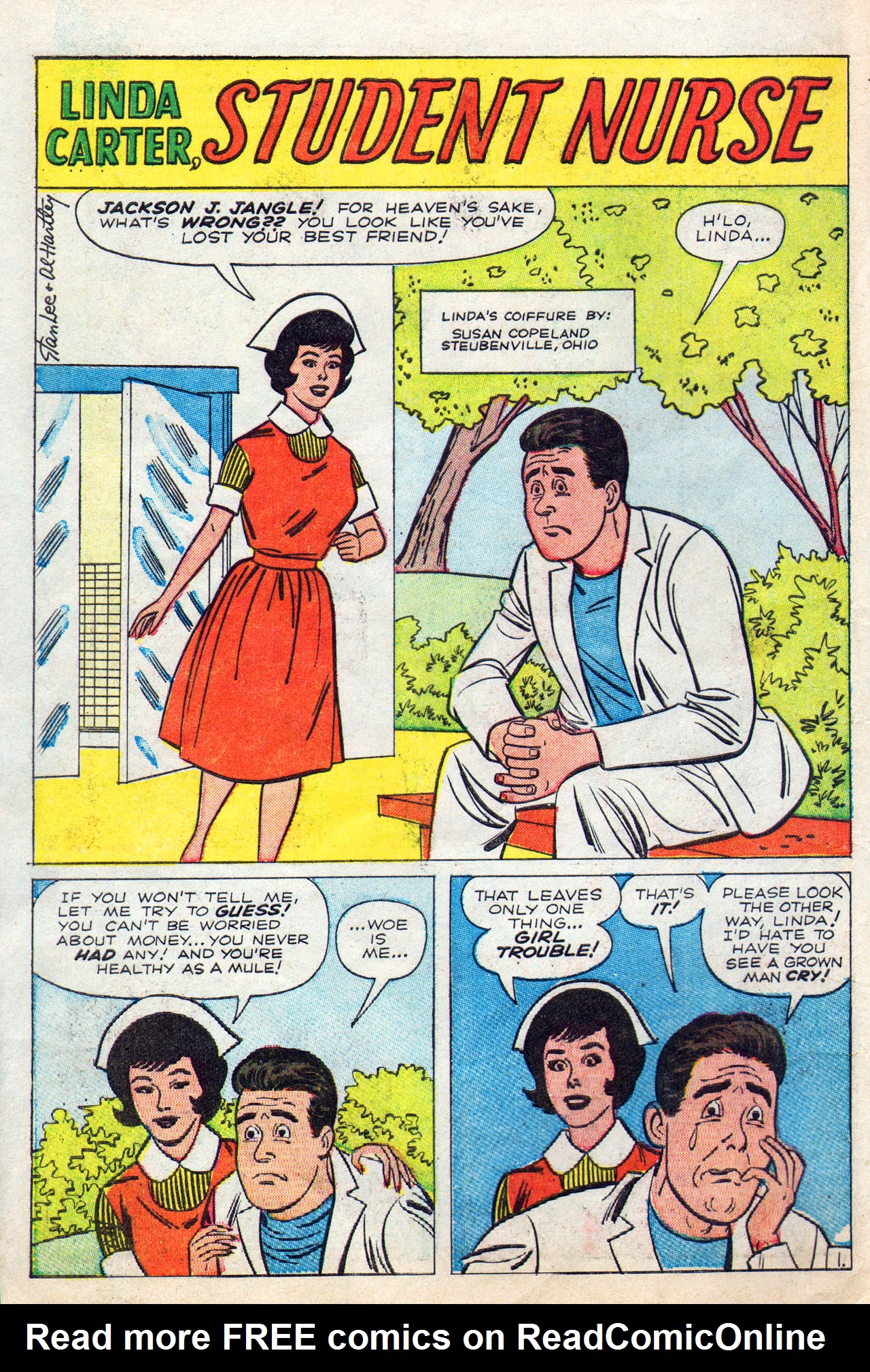 Read online Linda Carter, Student Nurse comic -  Issue #7 - 10