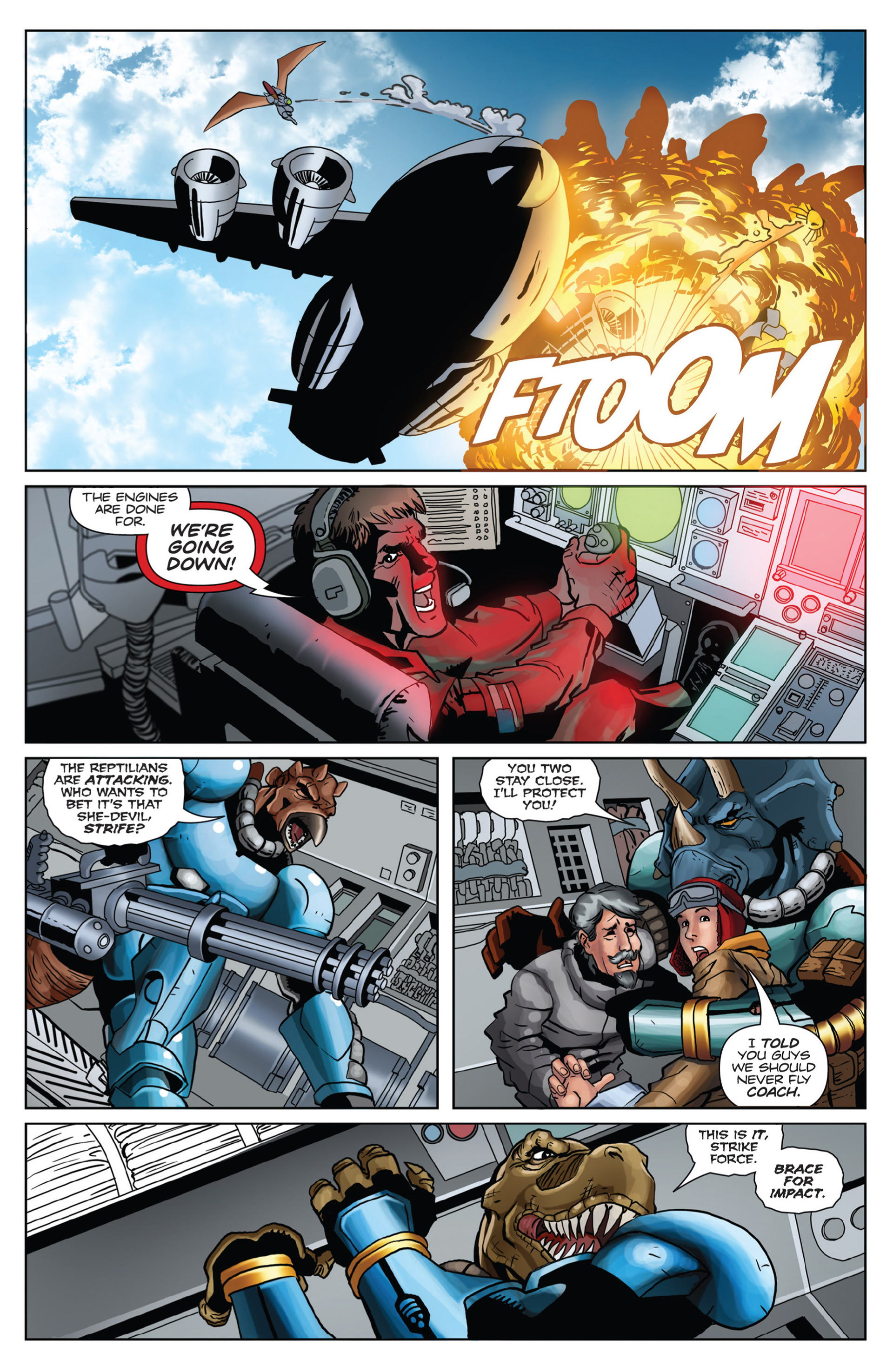 Read online Jurassic StrikeForce 5 comic -  Issue #5 - 8