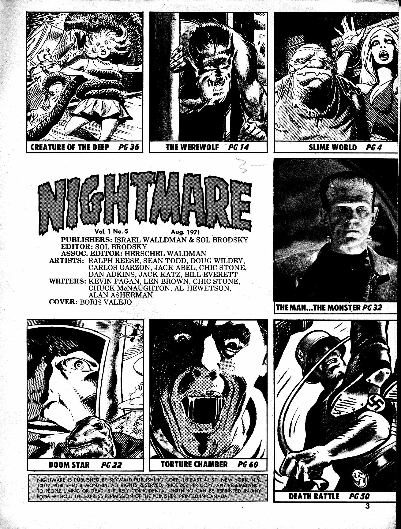 Read online Nightmare (1970) comic -  Issue #5 - 4