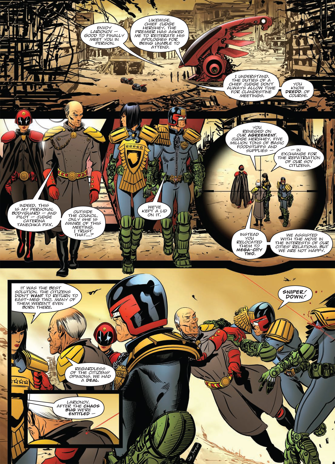 Read online Judge Dredd: Day of Chaos: Fallout comic -  Issue # TPB (Part 2) - 9