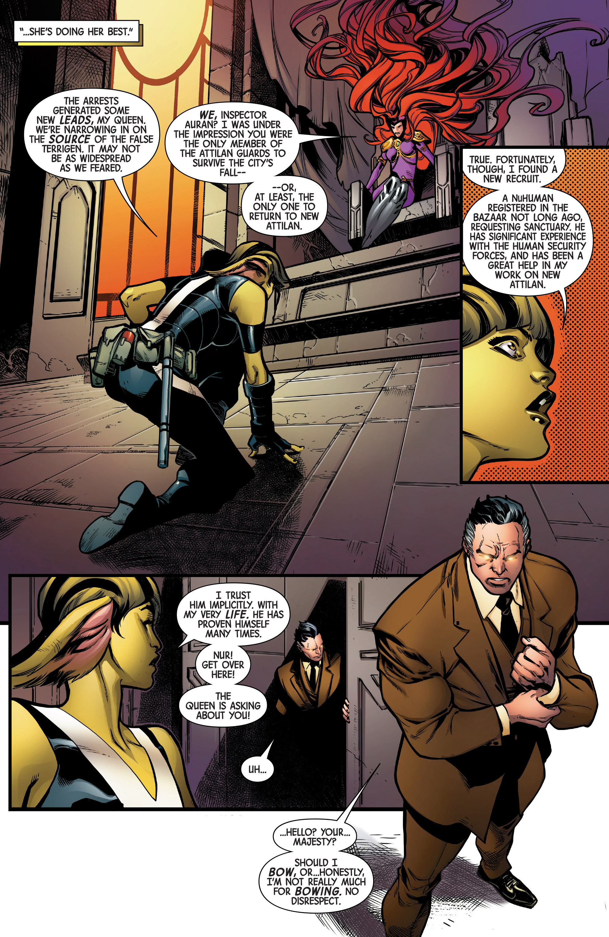 Read online Inhuman (2014) comic -  Issue #7 - 9