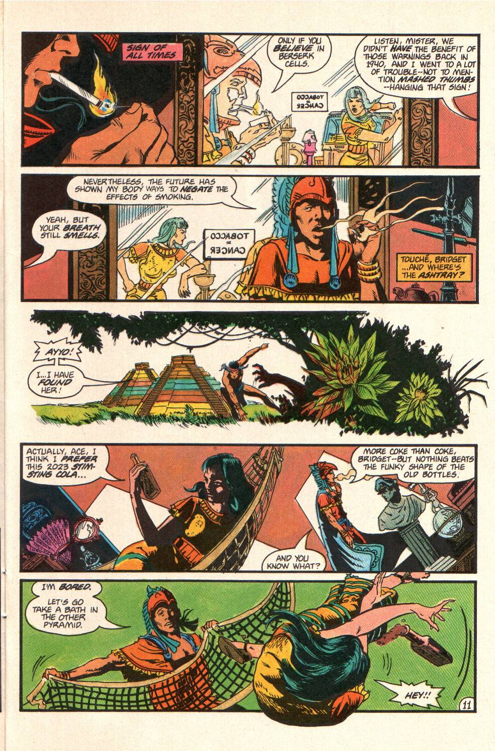 Read online Aztec Ace comic -  Issue #10 - 10