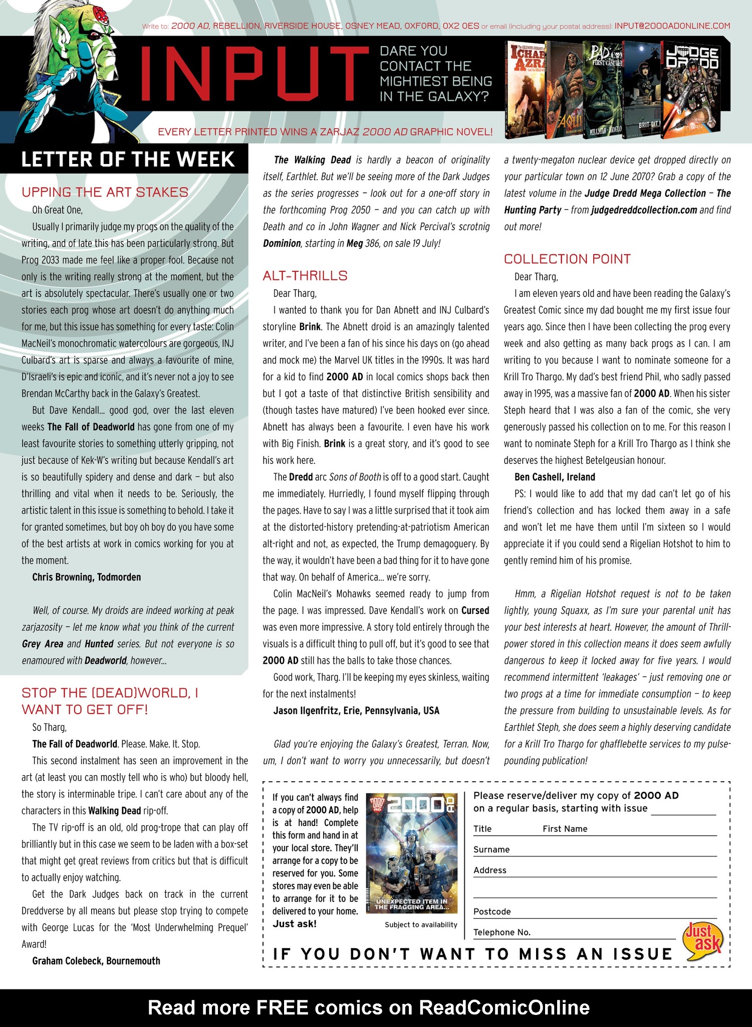 Read online 2000 AD comic -  Issue #2037 - 31