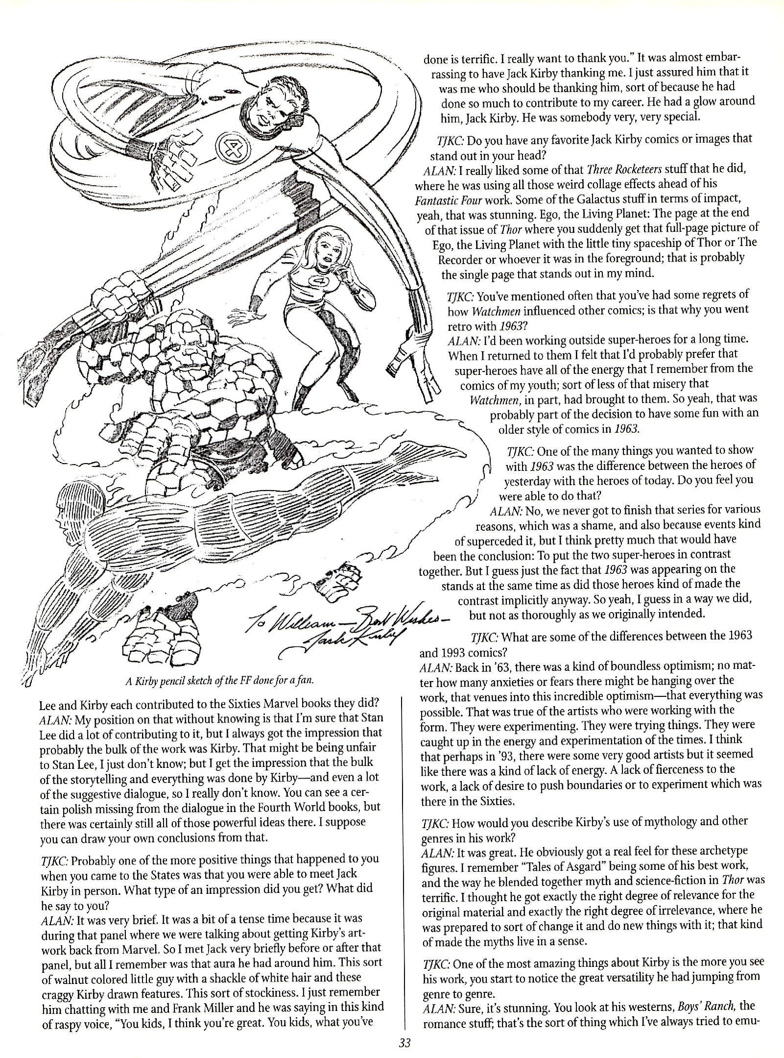 Read online The Jack Kirby Collector comic -  Issue #30 - 33