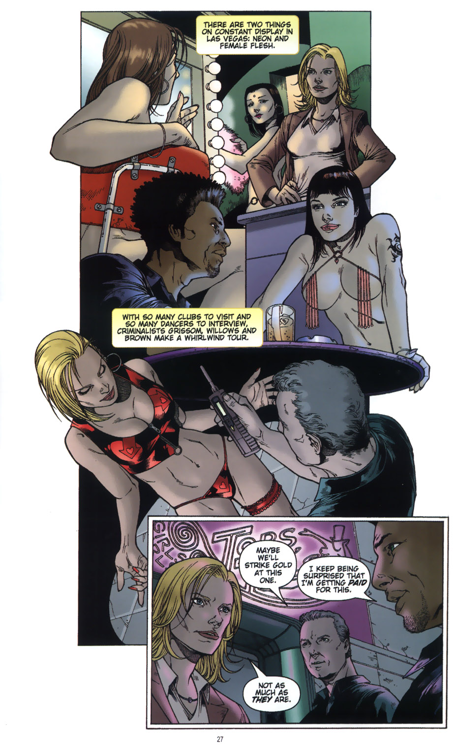Read online CSI: Crime Scene Investigation: Thicker Than Blood comic -  Issue # Full - 29