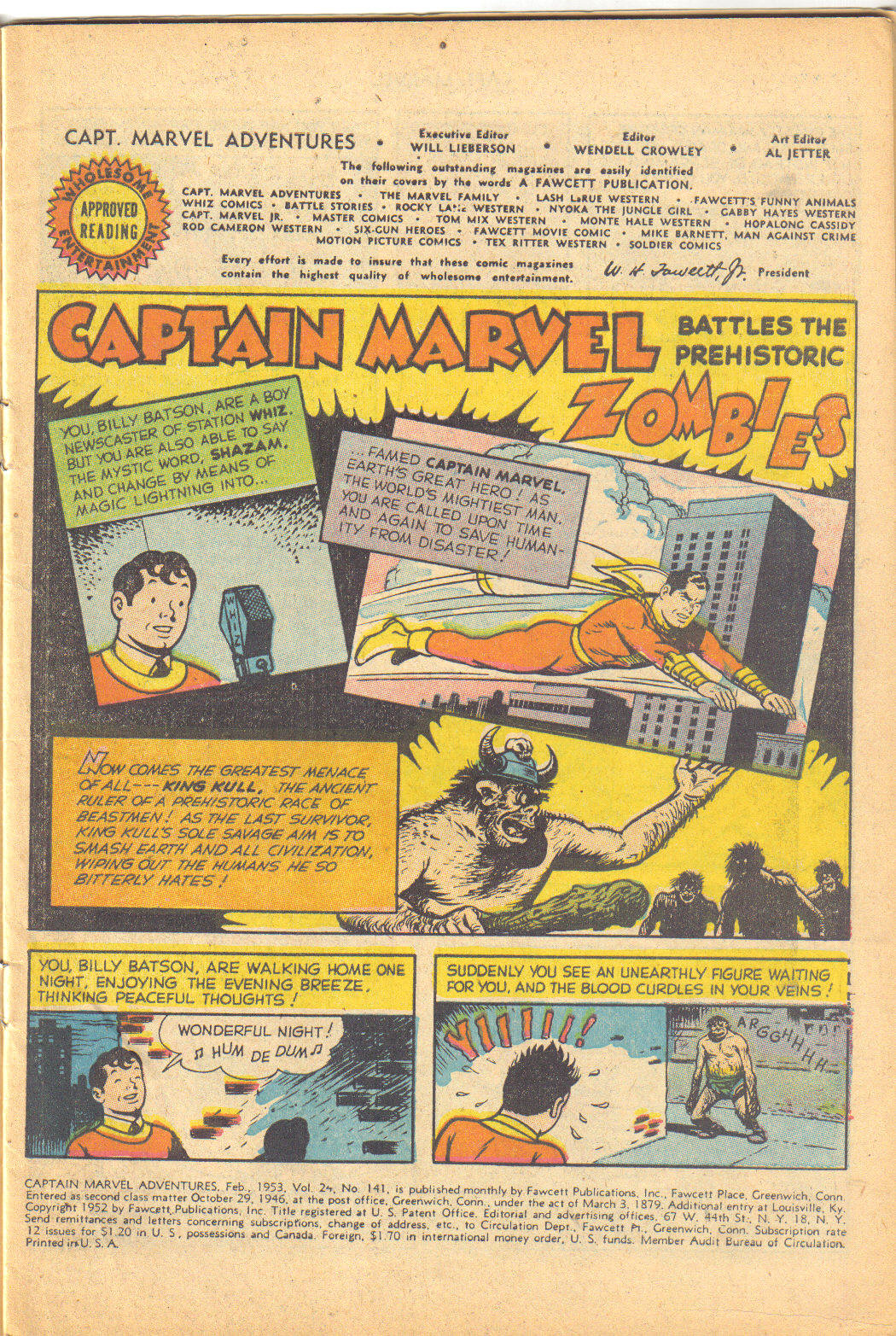 Read online Captain Marvel Adventures comic -  Issue #141 - 3