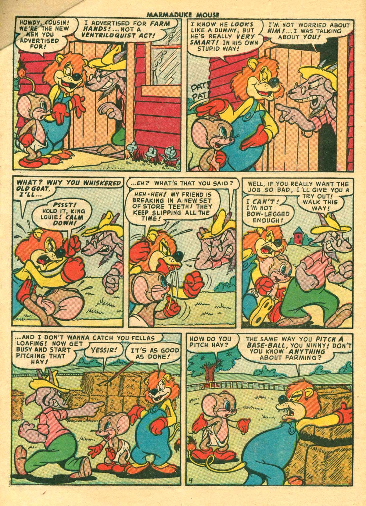 Read online Marmaduke Mouse comic -  Issue #33 - 6