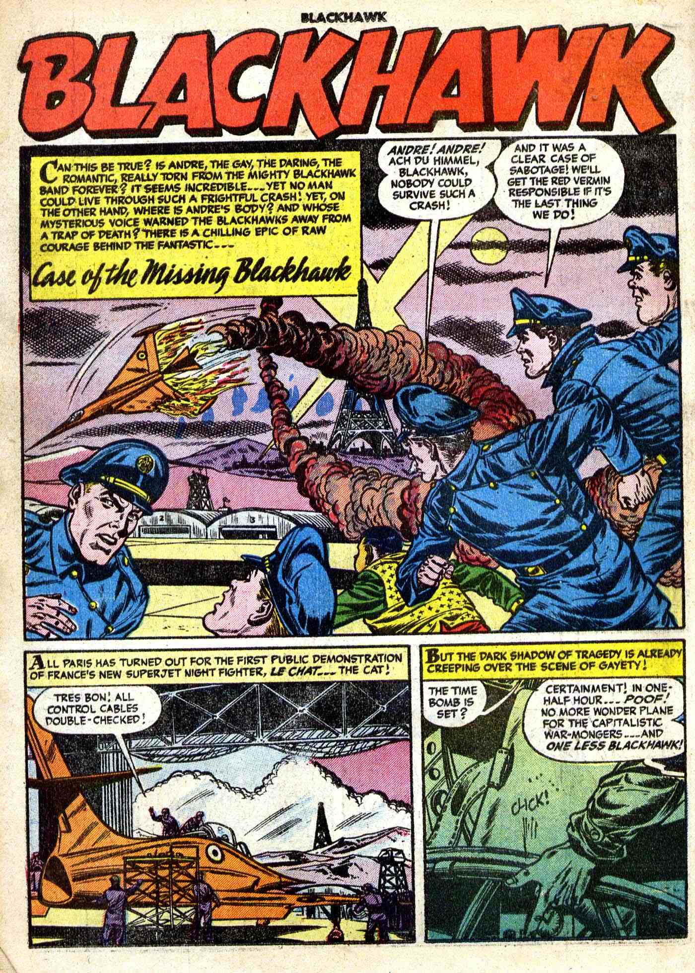 Read online Blackhawk (1957) comic -  Issue #96 - 16