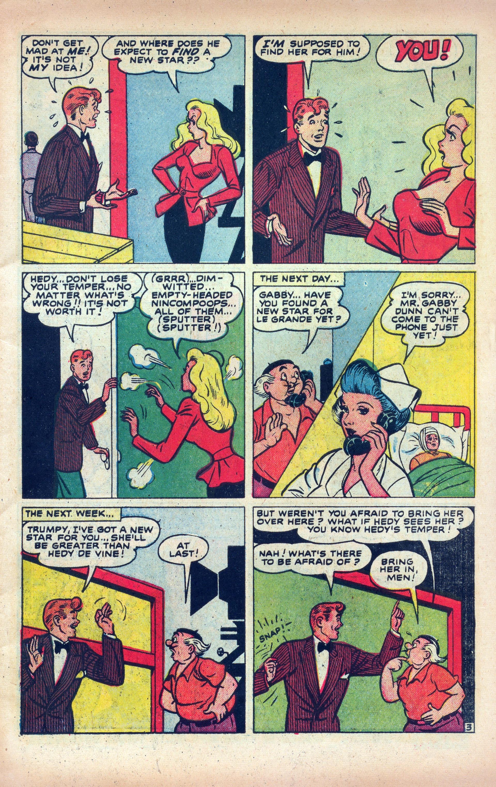 Read online Hedy Of Hollywood Comics comic -  Issue #45 - 5