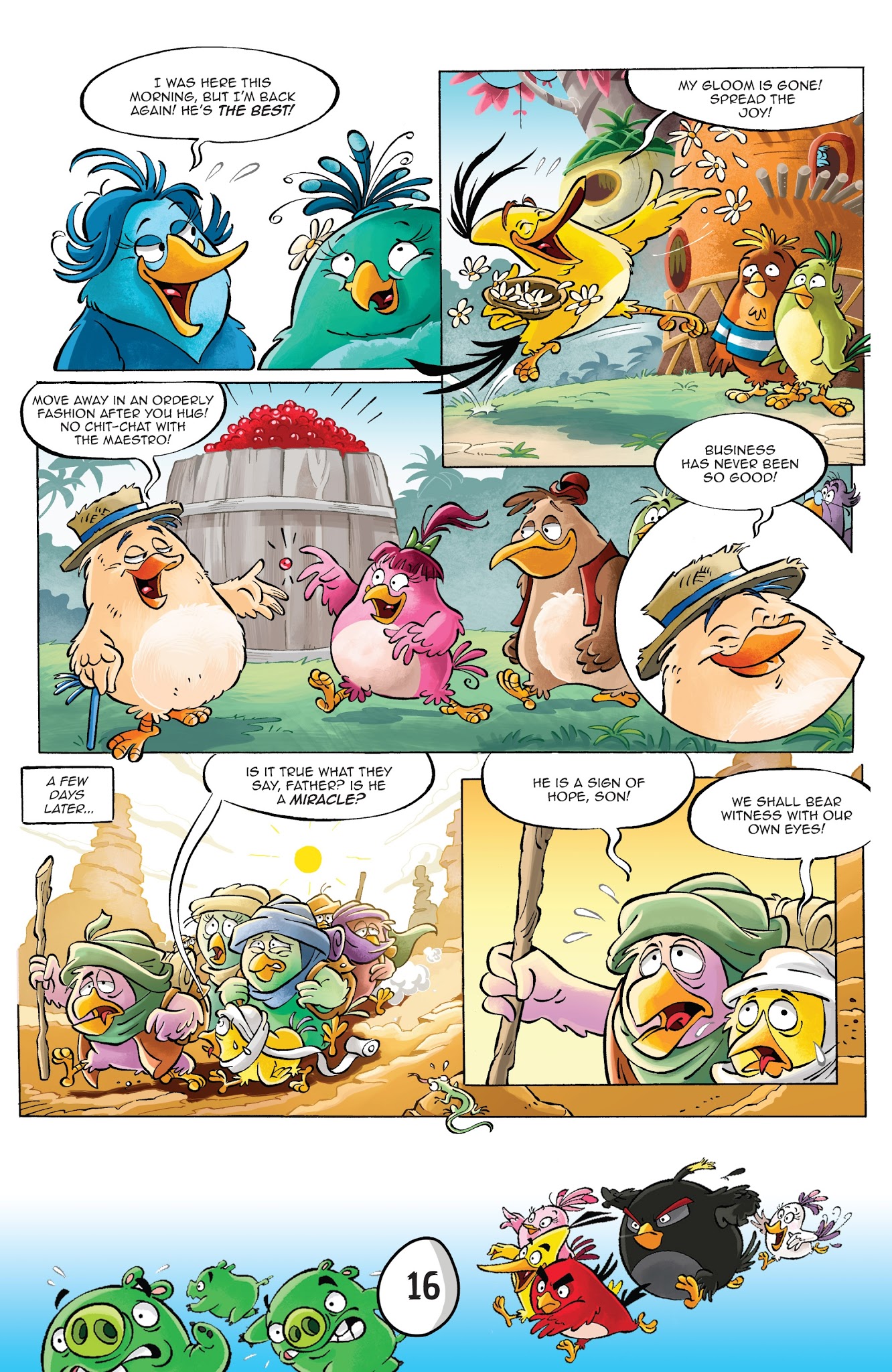 Read online Angry Birds Comics Quarterly comic -  Issue # Issue Monsters and Mistletoe - 18