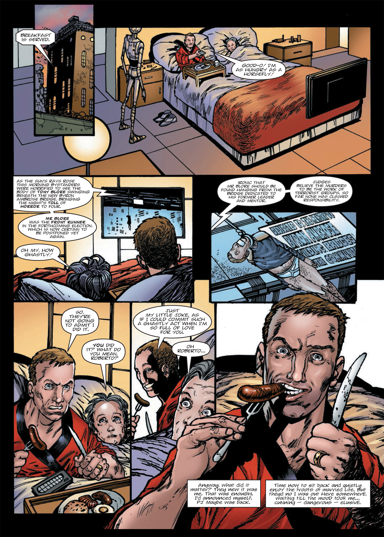 Read online Judge Dredd: Day of Chaos - The Fourth Faction comic -  Issue # TPB (Part 2) - 87