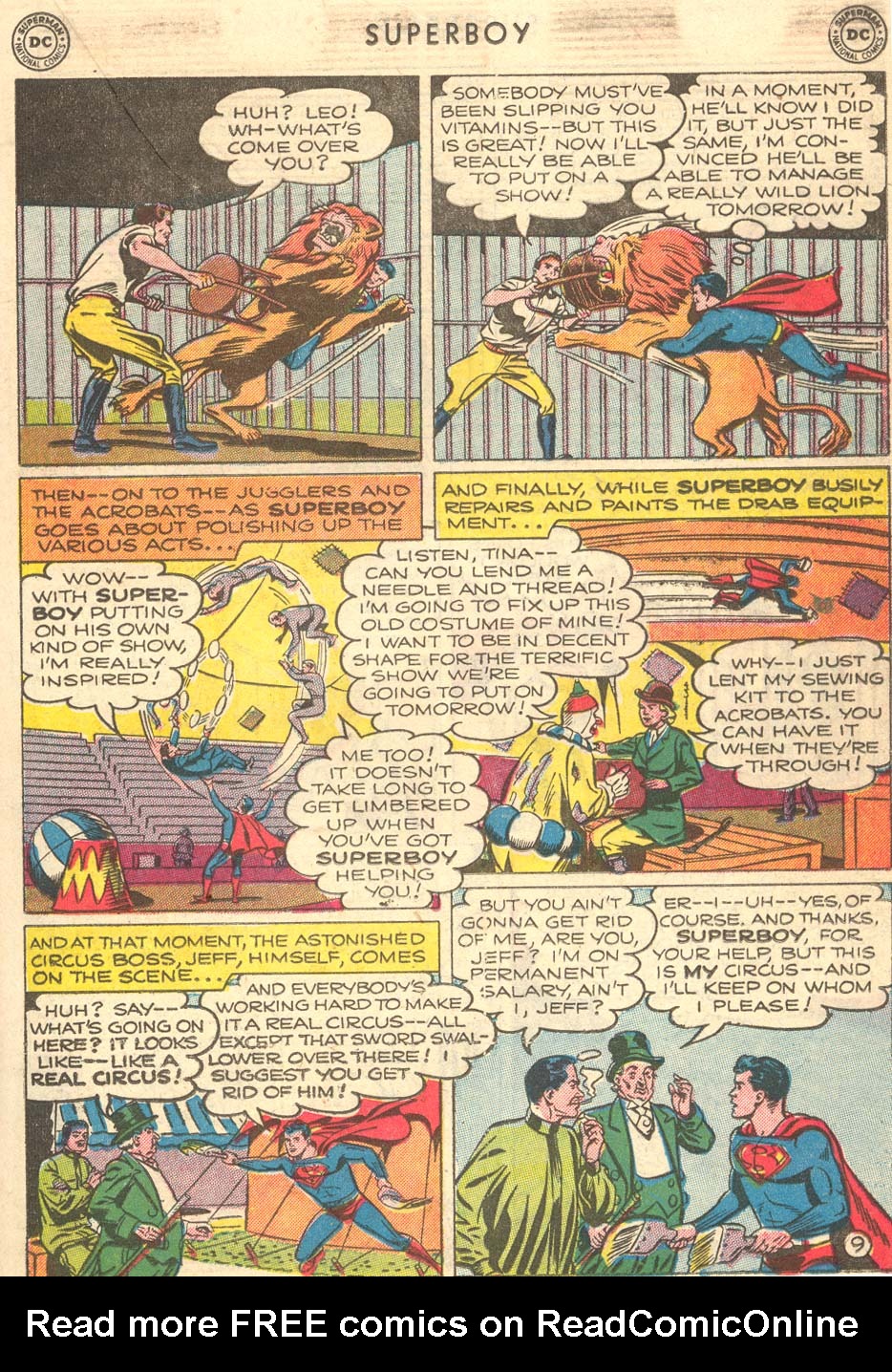 Read online Superboy (1949) comic -  Issue #16 - 22