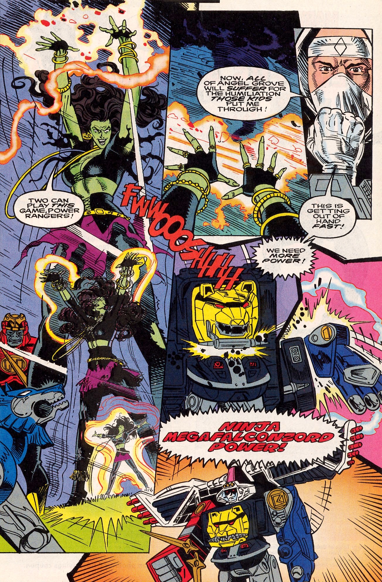 Read online Mighty Morphin Power Rangers: Ninja Rangers/VR Troopers comic -  Issue #5 - 9